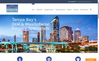 Orta Oral Surgery of Tampa website