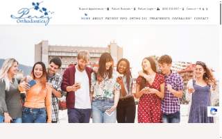 Perez Orthodontics website