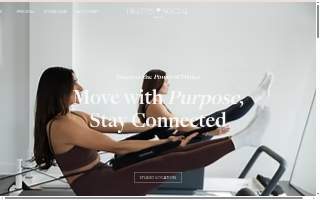 Pilates Social Tampa website