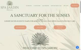 Spa Jardin website