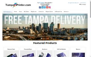 Tampa Printer website