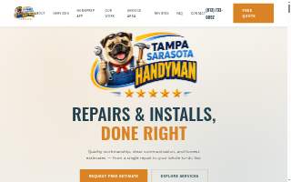 Tampa Sarasota Handyman LLC website