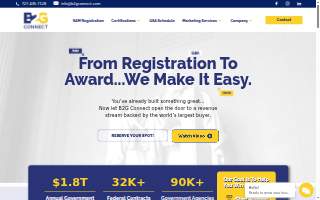 B2G Connect website