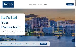 Helio Insurance Agency website