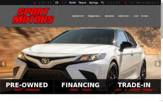 Sport Motors website