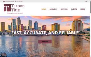 Tarpon Title of Florida, LLC website
