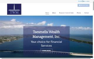 Tsesmelis Wealth Management, Inc. of Tarpon Springs website