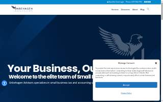 Unbehagen Advisors website