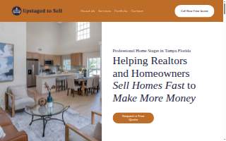 Upstaged To Sell | Tampa Home Staging website