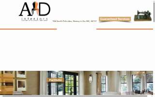 A & D Interiors LLC website