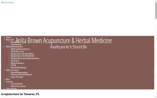 Anita Brown Acupuncture & Herbal Medicine of Tavares website