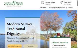 Central Florida Cremation website