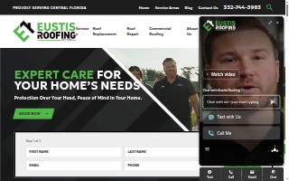 Eustis Roofing Company website