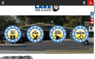 Lake Tire & Auto website