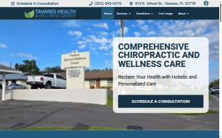Tavares Health and Wellness Center website