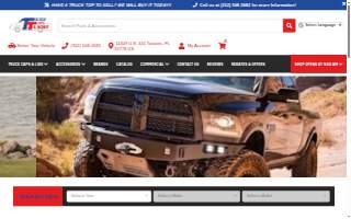Truck Tops & More website