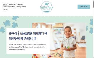 Turtle Talk Speech Therapy of Tavares website