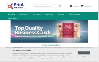 Ai Print Solutions website