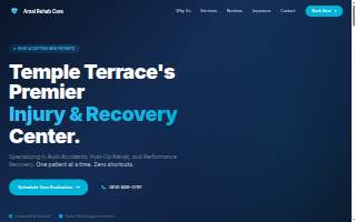 Amal Rehab Care website