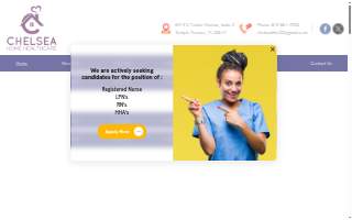 Chelsea Home Healthcare website