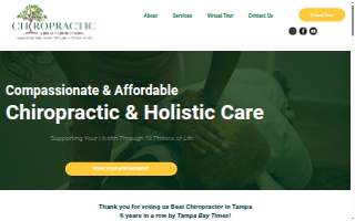 Chiropractic & Holistic Center of Tampa website