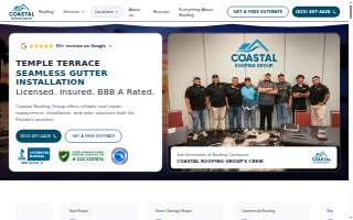 Coastal Roofing Group website