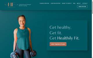 Healthily Fit website