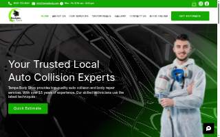 Tampa Body Shop LLC of Temple Terrace website