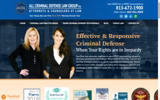 Tampa Criminal Defense Attorneys website