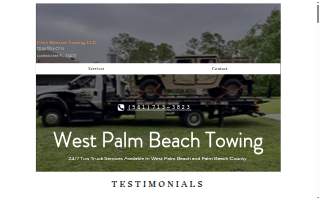 Elvis Rescue Towing website