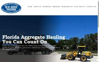 Googe Transport Inc of The Acreage website