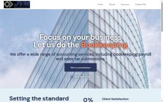 JVM Bookkeeping LLC website