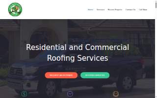 KLR Roofing Corp. website