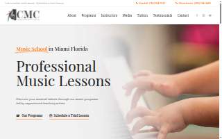 Crescendo Music Center website