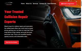 Lumacars Bodyshop website