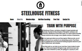 Steelhouse Fitness website