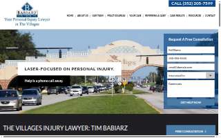 Babiarz Law Firm PA website