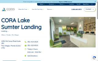 CORA Physical Therapy Lake Sumter Landing website