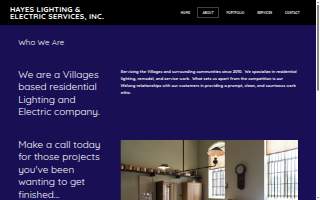 Hayes Lighting & Electric Service, Inc. website