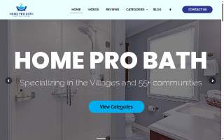 Home Pro Bath Luxury Bath Systems LLC of The Villages website