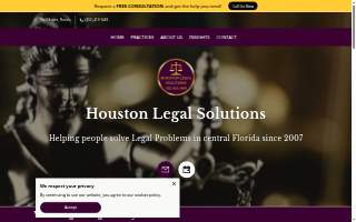 Houston Legal Solutions website