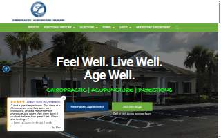 Legacy Clinic of Chiropractic website