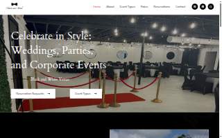 Black and White Venue website