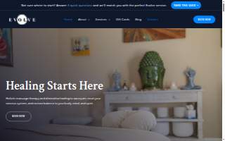 Evolve Now Therapy website