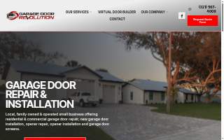 Garage Door Revolution website