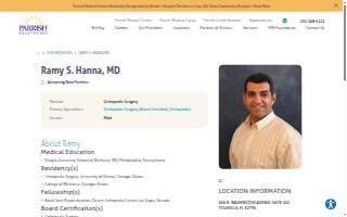 Hanna Ramy S MD website