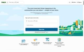 Patch Learning Center website