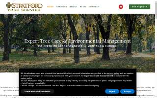 Stratford Tree Service website