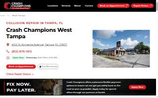 Crash Champions Collision Repair of Town 'n' Country website