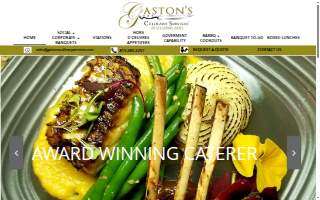 Gaston's Culinary Services, Inc. website